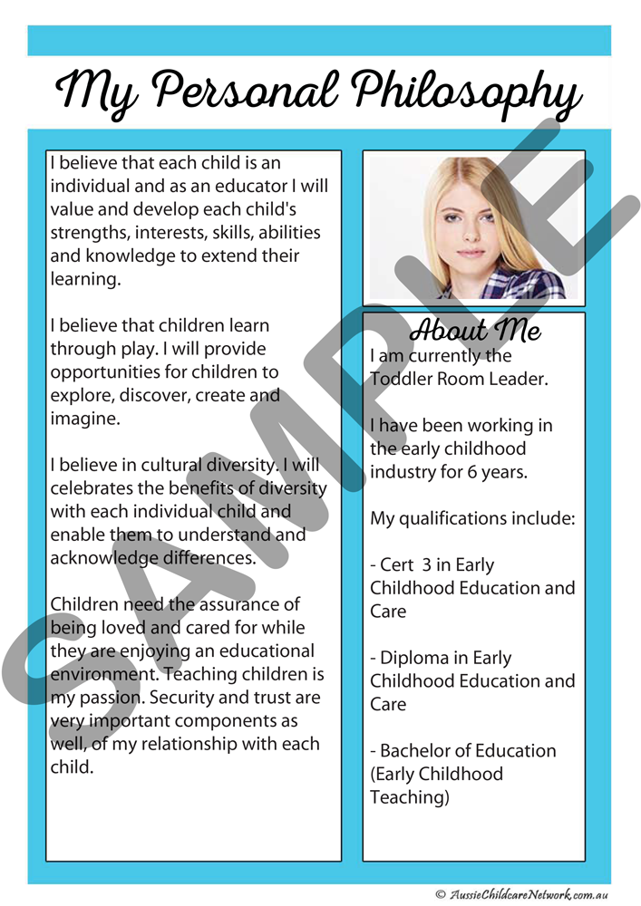 personal statement childcare examples