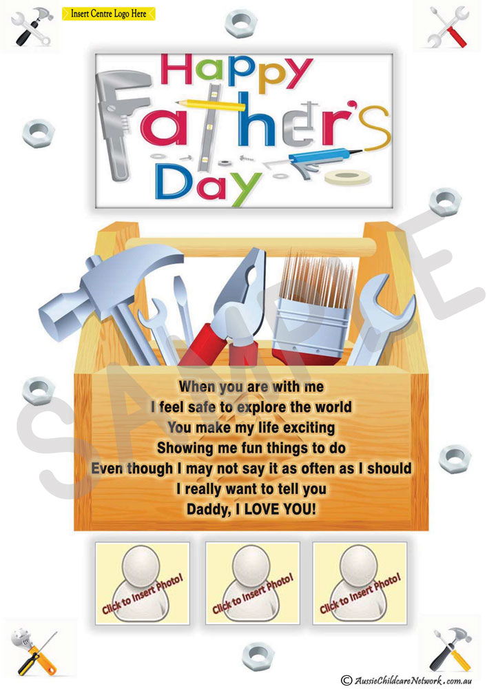 Fathers Day Tools Aussie Childcare Network
