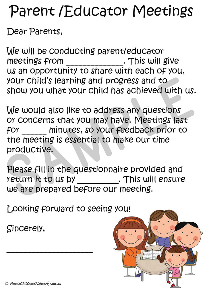 Meeting Letter Sample from aussiechildcarenetwork.com.au
