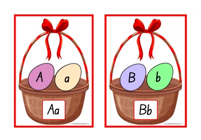 Easter Egg Alphabet Match