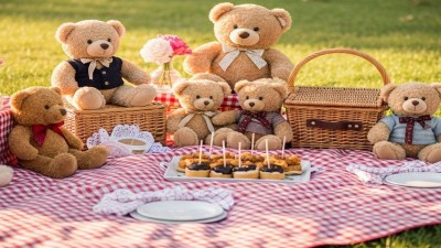 Teddy Bear Picnic Afternoon Tea Photo Ideas