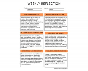 Weekly Reflection
