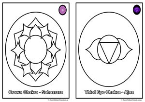 Chakra Colouring Pages