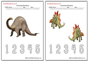 Counting Numbers - Dinosaurs Theme