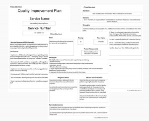 Quality Improvement Plan