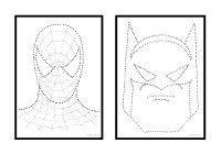 Superhero Tracing Dots