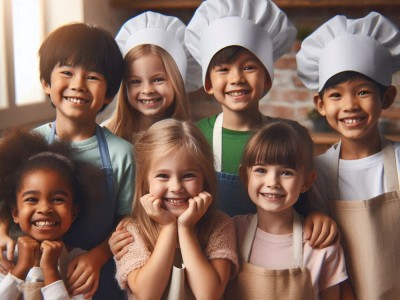 Baking Muffins With Children