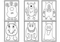 Monster Colouring Pages