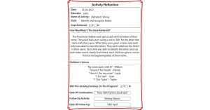 Activity Reflection Template