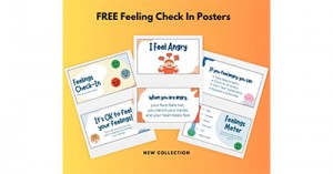 Free Feelings Check In Posters