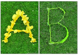 Nature Themed Letters