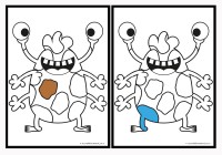 Monster Match Colouring