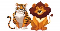 Leo the Lion and Terrance the Tiger