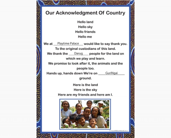 Acknowledgment Of Country 