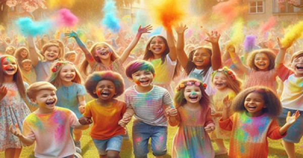 Safe Natural Holi Colours For Children