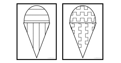 Ice Cream Tracing Lines