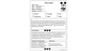 Observation Mickey Template