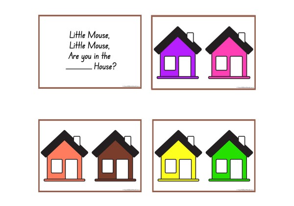 Little House Colour Mouse Posters