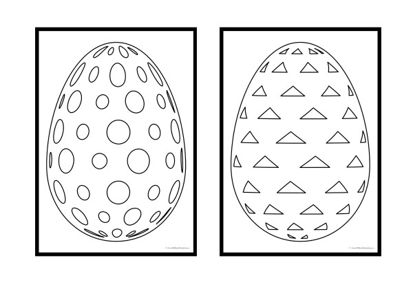 Easter Egg Pattern Colouring