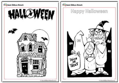 Halloween Colouring Pages