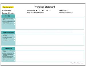 Transition Statement QLD