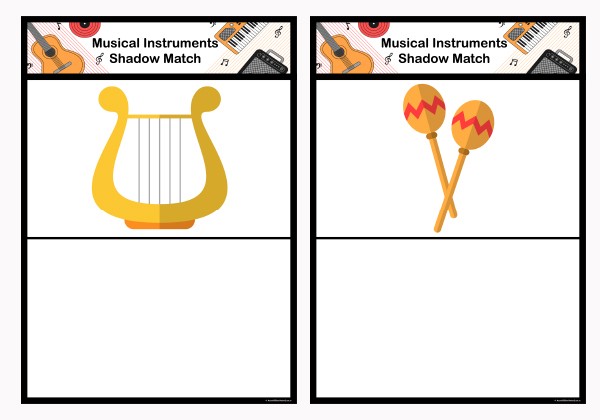Musical Instruments Shadow Match