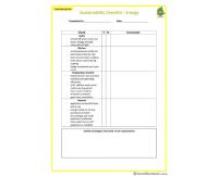 Sustainability Checklist - Energy