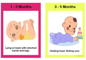 Baby Growth 1st Year Posters
