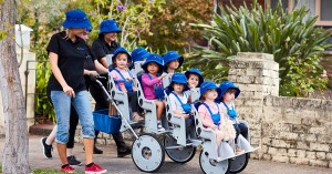 Octo-Prams Used By Educators For Taking Children On Outings and Excursions