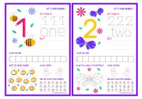 Number Worksheets Purple