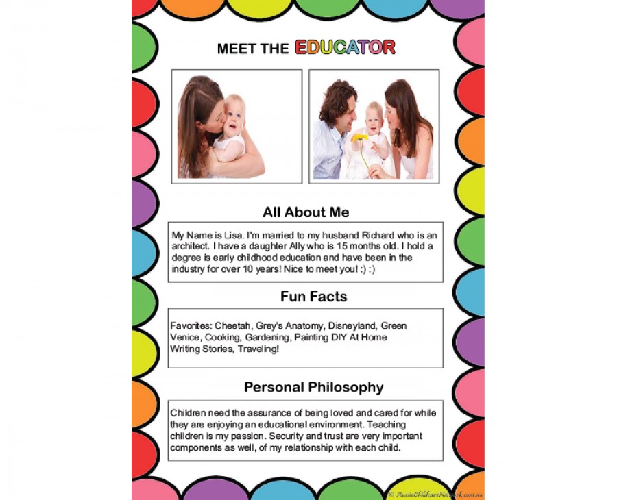  Philosophy Of Early Childhood Education Samples Personal Philosophy 