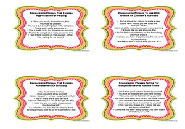 Encouraging Phrases Posters