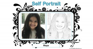 Self Portrait Portfolio Template