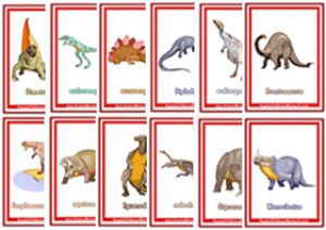 Dinosaurs Flashcards Released