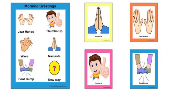 Free Non Contact Morning Greeting Posters Available To Download 