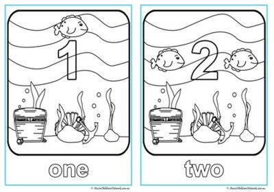 Ocean Number Colouring