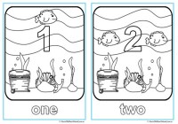 Ocean Number Colouring