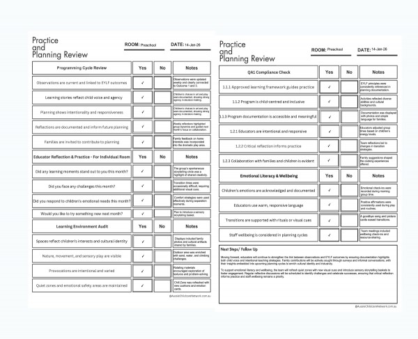 Practice and Planning Review