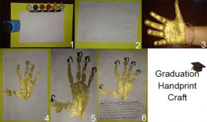 Graduation Handprint Craft