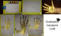 Graduation Handprint Craft