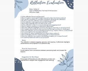 Reflection Evaluation