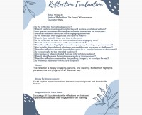 Reflection Evaluation