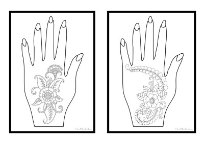Mehndi Tracing