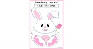 Some Bunny Loves You - Free Template