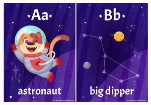 Space Alphabet Posters