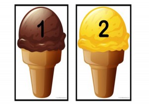 Ice Cream Number Match