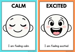 Playdough Feelings Mats