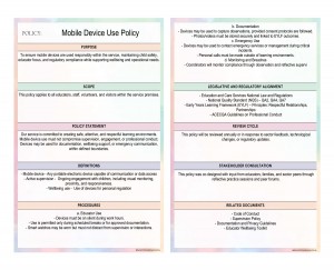 Policy Outline