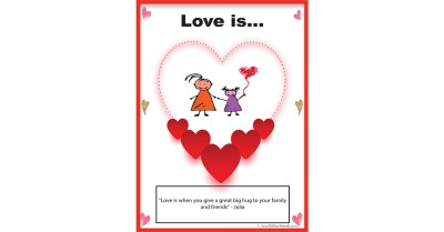 Love Is - Valentine&#039;s Day Template