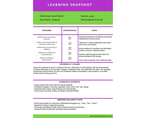 Learning Snapshot